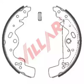 VILLAR 6290842 -  Комплект тормозных колодок
