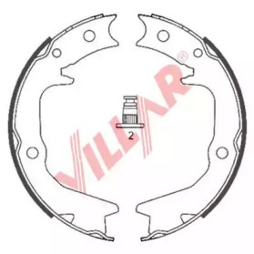 VILLAR 6290848 -  Комплект тормозных колодок, стояночная тормозная система