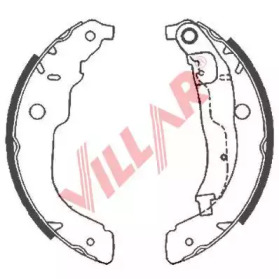 VILLAR 6290863 -  Комплект тормозных колодок