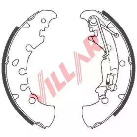 VILLAR 6290885 -  Комплект тормозных колодок