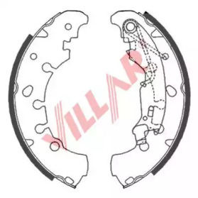 VILLAR 6290886 -  Комплект тормозных колодок