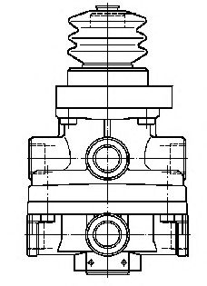 WABCO 4613073990 -  Тормозной клапан, тормозной механизм