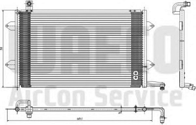 WAECO 8880400013 - КОНДЕНСАТОР, КОНДИЦИОНЕР