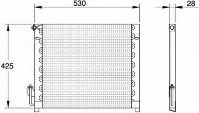 WAECO 8880400014 -  Конденсатор, кондиционер