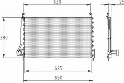 WAECO 8880400026 -  Конденсатор, кондиционер