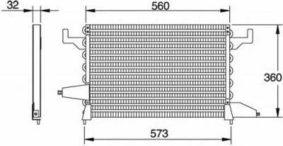 WAECO 8880400027 -  Конденсатор, кондиционер