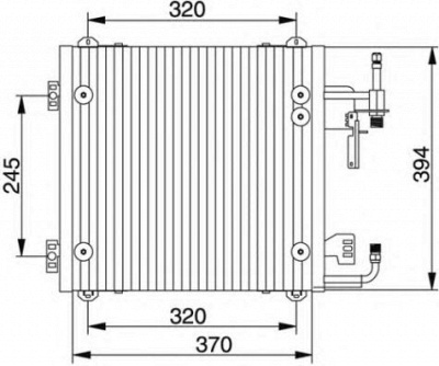 WAECO 8880400142 -  Конденсатор, кондиционер