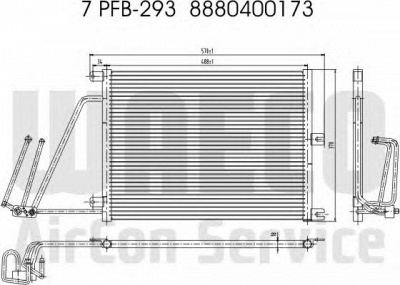 WAECO 8880400173 -  Конденсатор, кондиционер