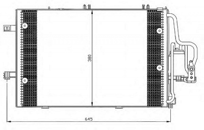 WAECO 8880400360 -  Конденсатор, кондиционер