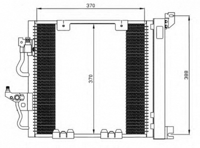 WAECO 8880400365 -  Конденсатор, кондиционер