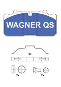WAGNER 2908804950 -  Комплект тормозных колодок, дисковый тормоз