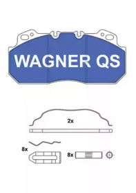 WAGNER 2909004950 -  Комплект тормозных колодок, дисковый тормоз