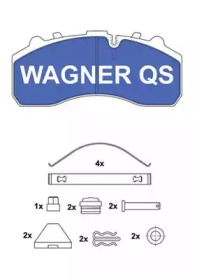 WAGNER 2910804950 -  Комплект тормозных колодок, дисковый тормоз