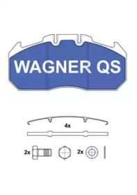 WAGNER 2913104950 -  Комплект тормозных колодок, дисковый тормоз