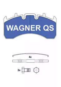 WAGNER 2916904950 -  Комплект тормозных колодок, дисковый тормоз