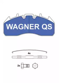 WAGNER 2917404950 -  Комплект тормозных колодок, дисковый тормоз