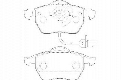 WAGNER wbp20676a -  Комплект тормозных колодок, дисковый тормоз
