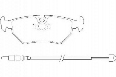 WAGNER wbp21275a -  Комплект тормозных колодок, дисковый тормоз