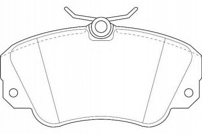 WAGNER wbp21368a -  Комплект тормозных колодок, дисковый тормоз