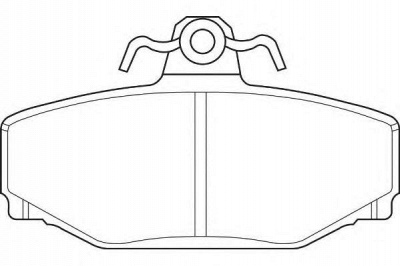 WAGNER wbp21385a -  Комплект тормозных колодок, дисковый тормоз
