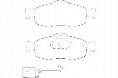 WAGNER wbp21395a -  Комплект тормозных колодок, дисковый тормоз