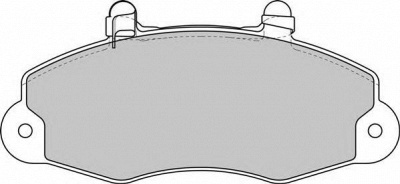 WAGNER wbp21470b -  Комплект тормозных колодок, дисковый тормоз