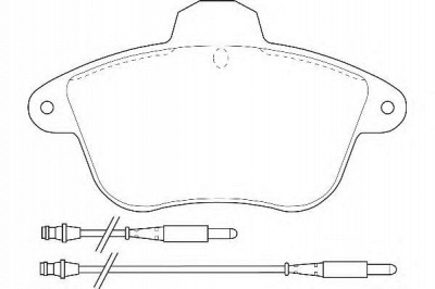 WAGNER wbp21504a -  Комплект тормозных колодок, дисковый тормоз