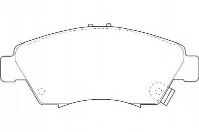 WAGNER wbp21694a -  Комплект тормозных колодок, дисковый тормоз