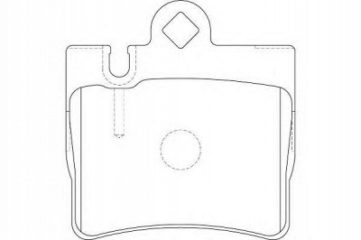 WAGNER wbp23078a -  Комплект тормозных колодок, дисковый тормоз