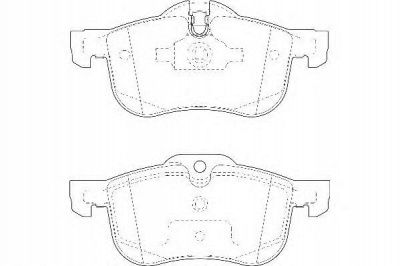 WAGNER wbp23112a -  Комплект тормозных колодок, дисковый тормоз