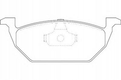 WAGNER wbp23130b -  Комплект тормозных колодок, дисковый тормоз