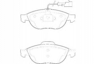 WAGNER wbp23140a -  Комплект тормозных колодок, дисковый тормоз