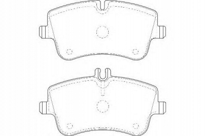 WAGNER wbp23144a -  Комплект тормозных колодок, дисковый тормоз