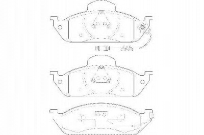 WAGNER wbp23193a -  Комплект тормозных колодок, дисковый тормоз