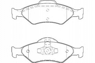 WAGNER wbp23200a -  Комплект тормозных колодок, дисковый тормоз