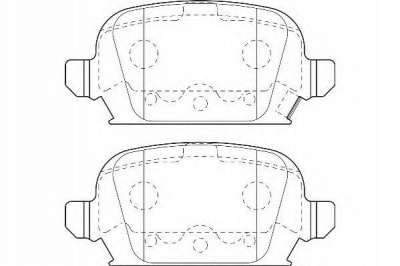 WAGNER wbp23284a -  Комплект тормозных колодок, дисковый тормоз