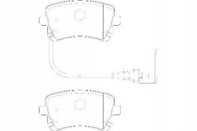WAGNER wbp23326a -  Комплект тормозных колодок, дисковый тормоз