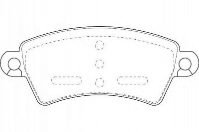 WAGNER wbp23396a -  Комплект тормозных колодок, дисковый тормоз