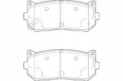 WAGNER wbp23455a -  Комплект тормозных колодок, дисковый тормоз