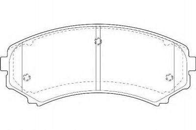 WAGNER wbp23488a -  Комплект тормозных колодок, дисковый тормоз