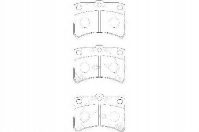 WAGNER wbp23494a -  Комплект тормозных колодок, дисковый тормоз