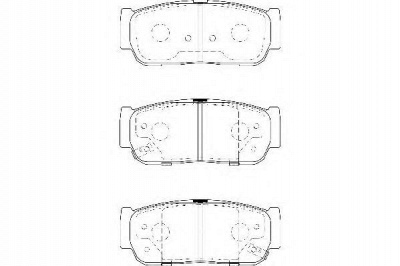 WAGNER wbp23545a -  Комплект тормозных колодок, дисковый тормоз