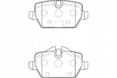 WAGNER wbp23623a -  Комплект тормозных колодок, дисковый тормоз