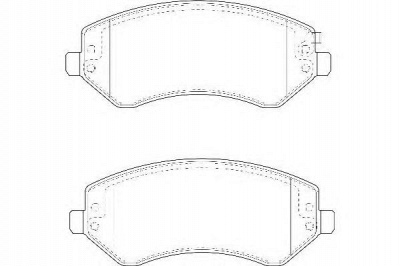 WAGNER wbp23638a -  Комплект тормозных колодок, дисковый тормоз