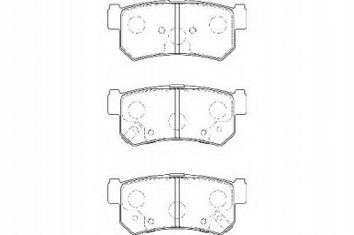 WAGNER wbp23673a -  Комплект тормозных колодок, дисковый тормоз
