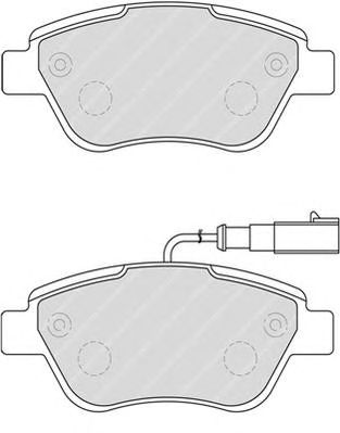WAGNER wbp23705c -  Комплект тормозных колодок, дисковый тормоз