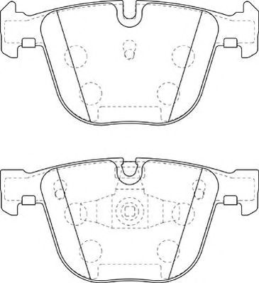 WAGNER wbp23731a -  Комплект тормозных колодок, дисковый тормоз