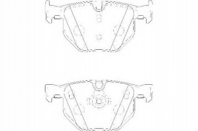 WAGNER wbp23732a -  Колодки тормозные дисковые задниеие, комплект