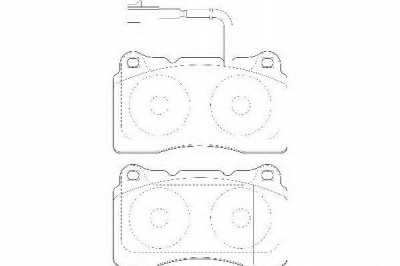 WAGNER wbp23756a -  Комплект тормозных колодок, дисковый тормоз