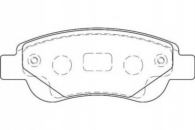 WAGNER wbp23959a -  Комплект тормозных колодок, дисковый тормоз